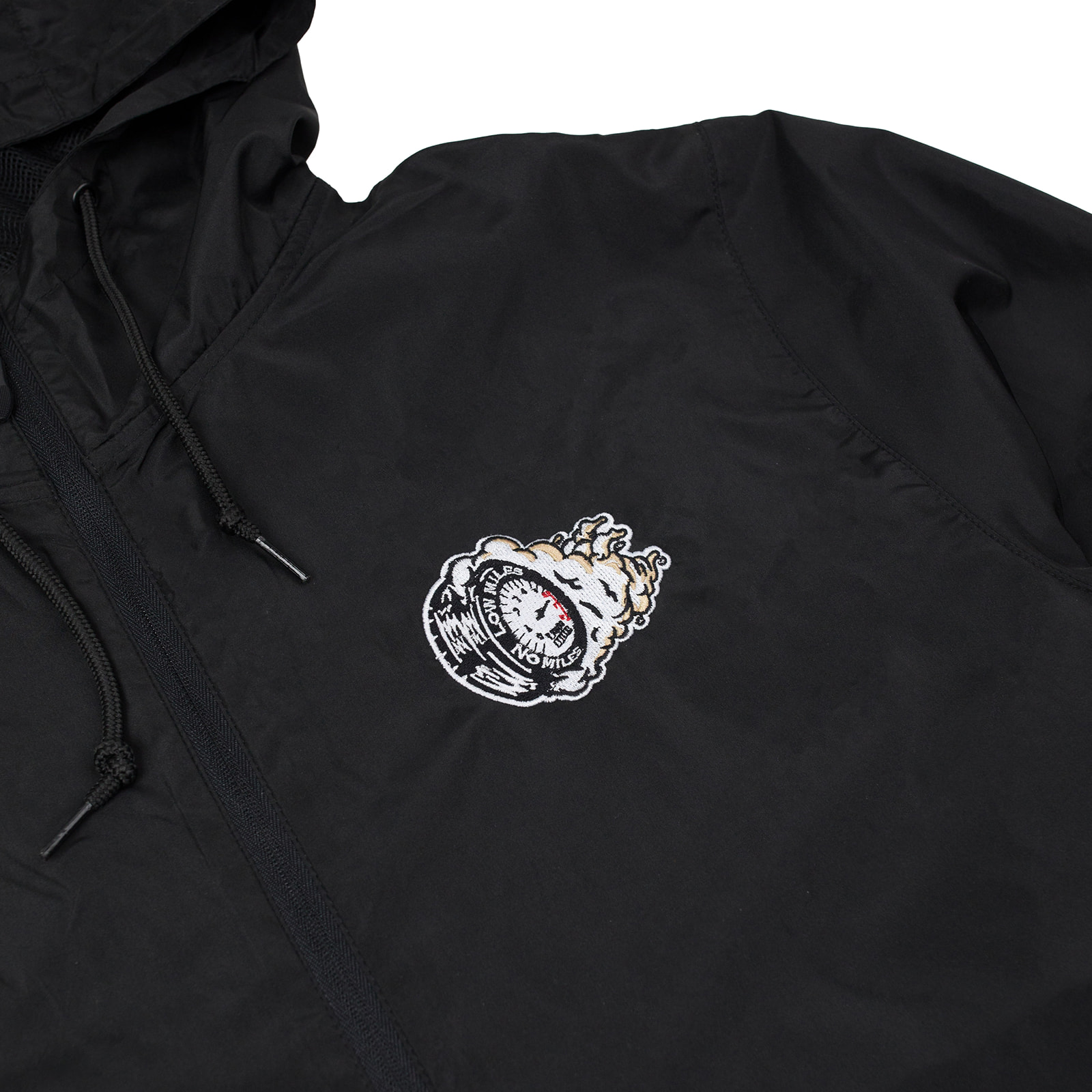 Tire Burnout Logo Embroidered Windbreaker - Image 2
