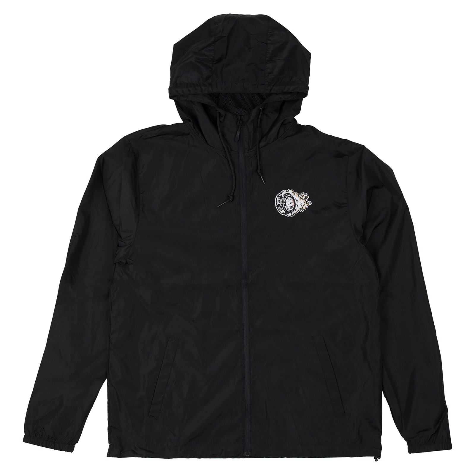 Tire Burnout Logo Embroidered Windbreaker