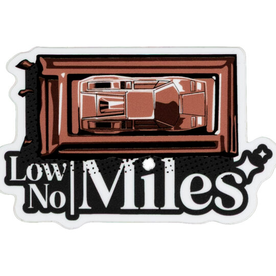 Low Miles No Miles Chocolate Sticker