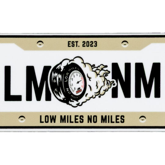 LMNM License Plate Sticker