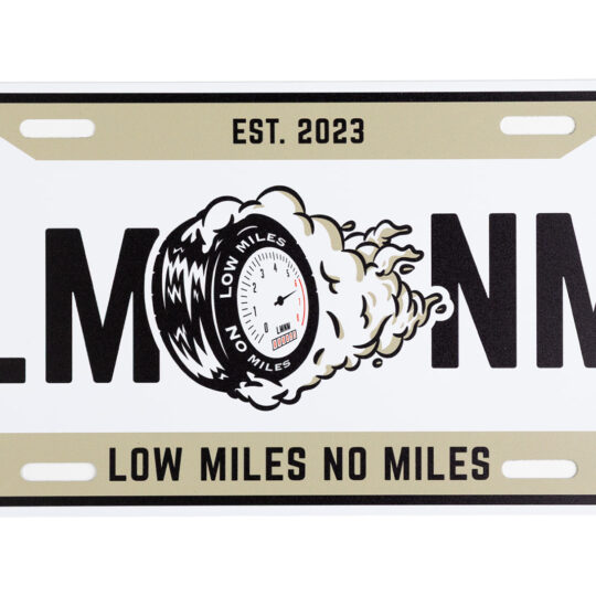 LMNM Aluminum Vanity License Plate