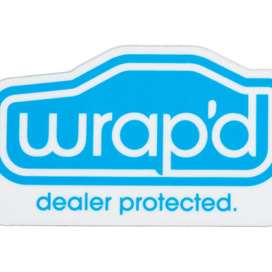 Wrap'd Dealer Protected Sticker