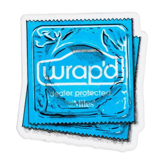 Wrap'd Condom Wrapper Sticker